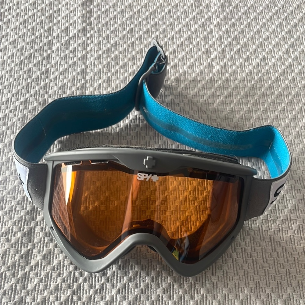 SPY Gray and Orange Snow Ski‎ Goggles